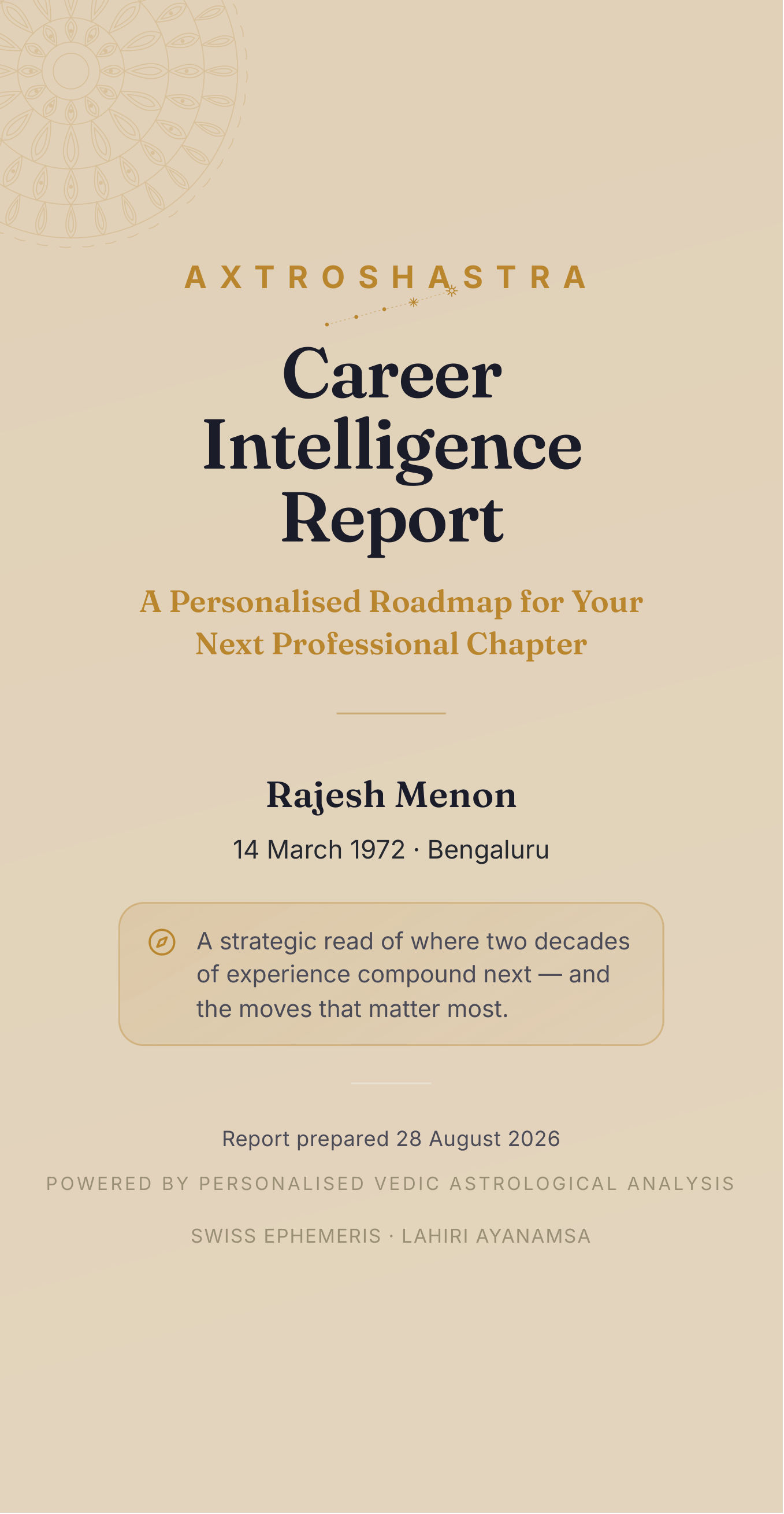 Sample report page 01